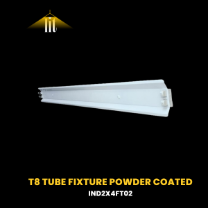 T8 Tube Fixture Powdere Coated by Lit—Disruptive Solutions