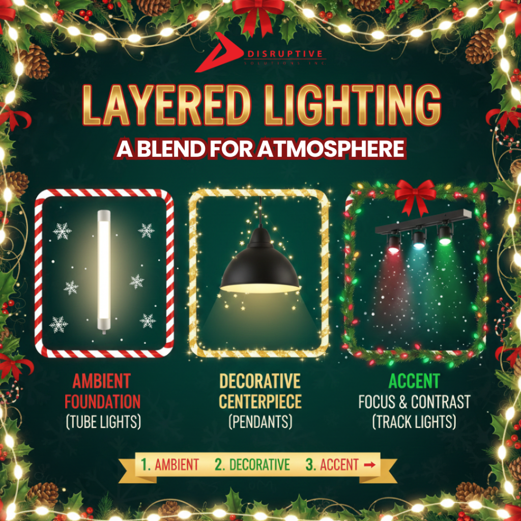 Layered Lighting A Blend For Atmosphere - Disruptive Solutions Inc.