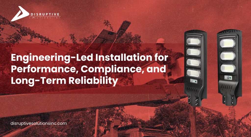 Engineering-Led Installation for Performance, Compliance, and Long-Term Reliability - Disruptive Solutions Inc.